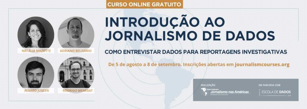 Jornalismo de Dados MOOC Banner