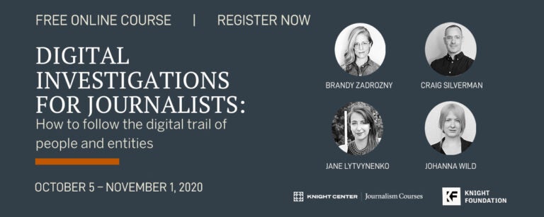 Digital investigations for journalists