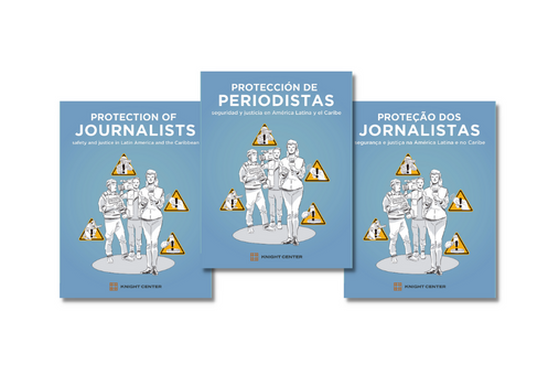 Portadas del e-book Protección de periodistas