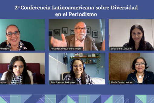 Participants in the closing session of the Second Latin American Conference on Diversity in Journalism.