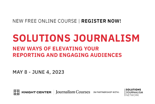 Solutions Journalism Course